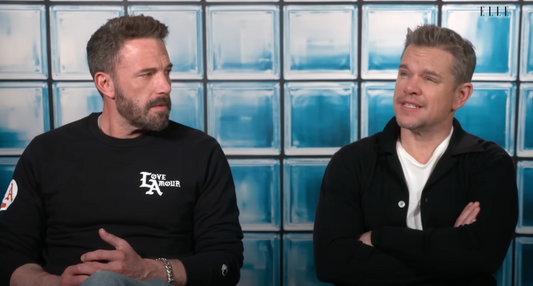 Ben Affleck Rocks our "LA Love Amour" French Terry Crew