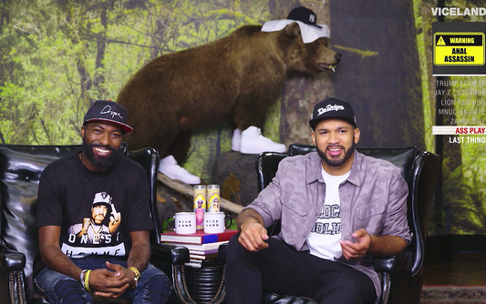 Get the Limited Edition “ICE-T” t-shirt worn by Desus Nice