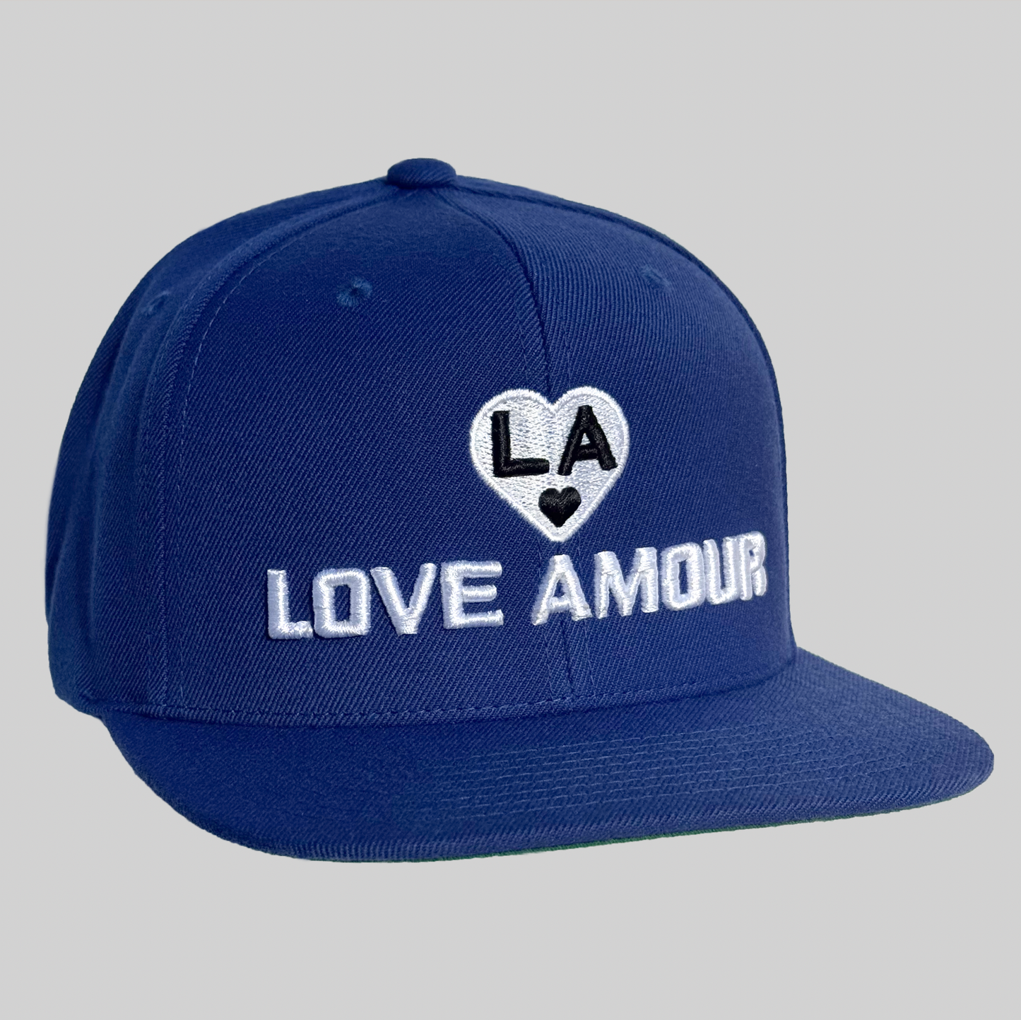 L A đ¤ LOVE AMOUR _Royal Blue Snapback Cap