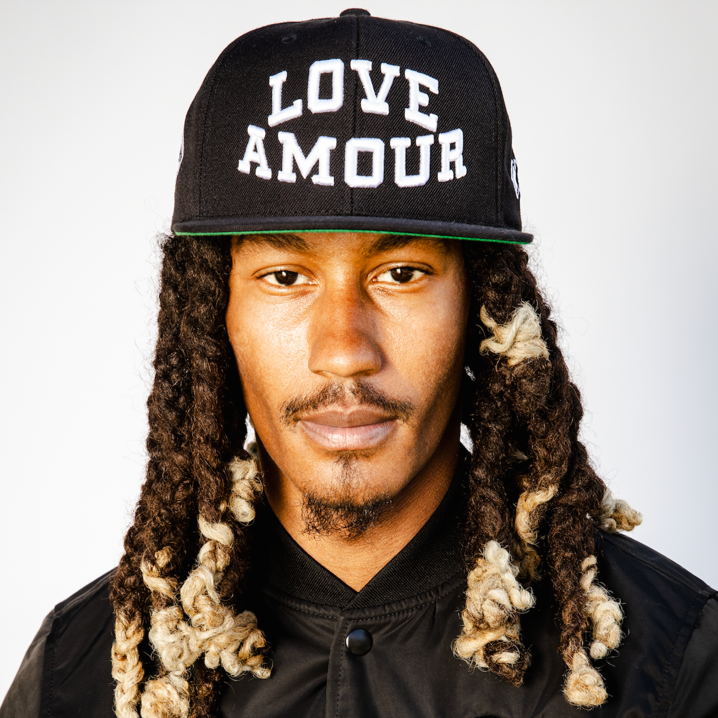LOVE AMOUR University _Black Snapback Cap