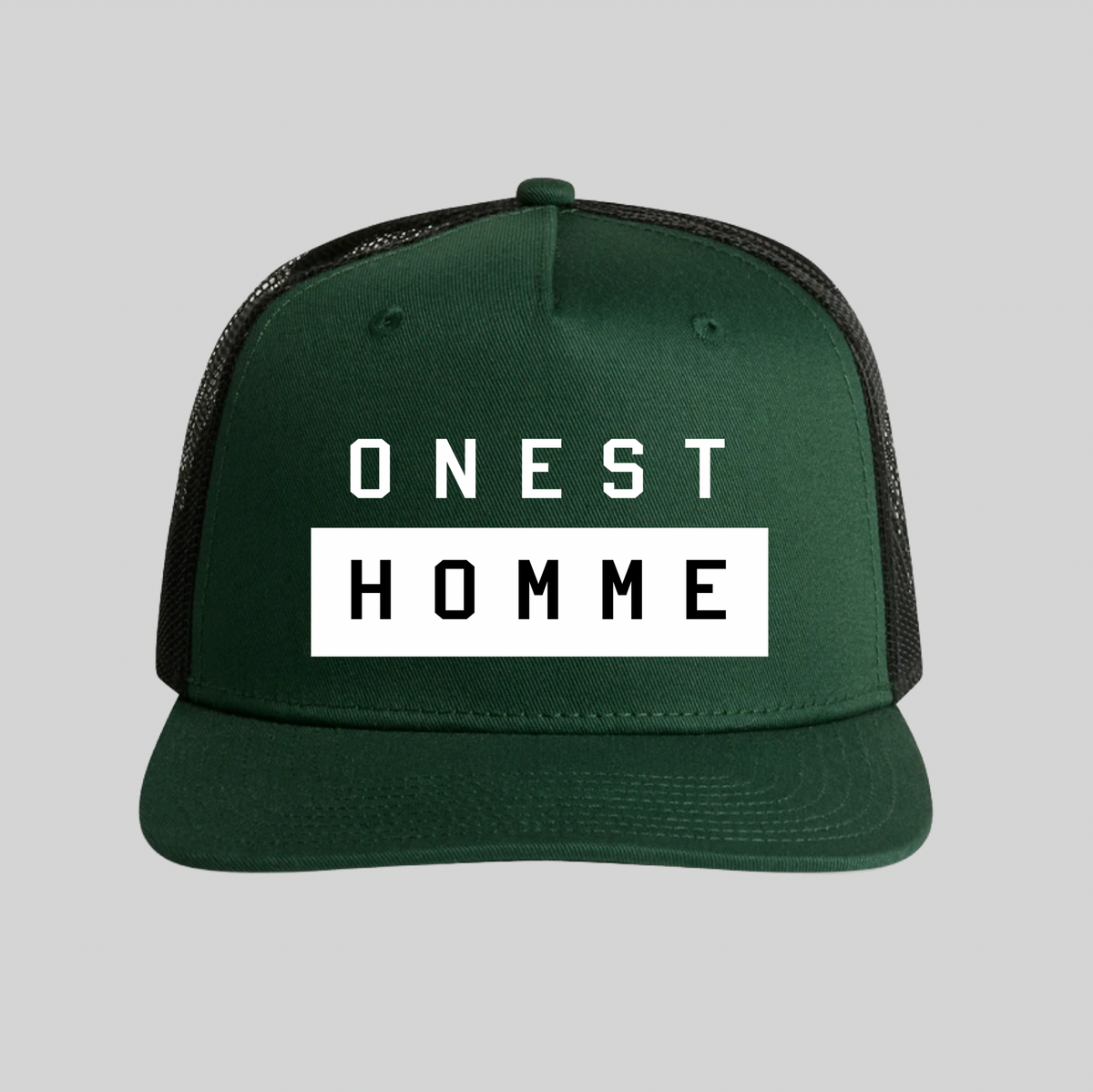 ONEST HOMME Trucker Hat_Pine Green / Black
