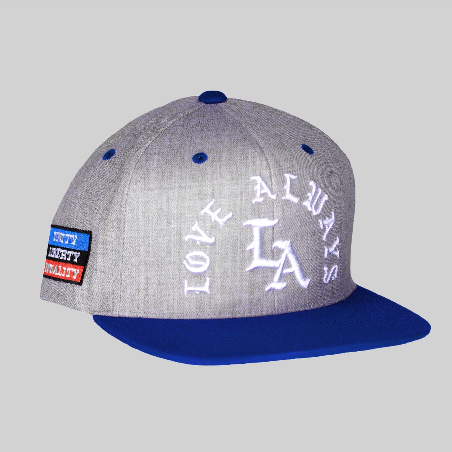 L A • ARC ANGEL_Heather/Royal Snapback Cap