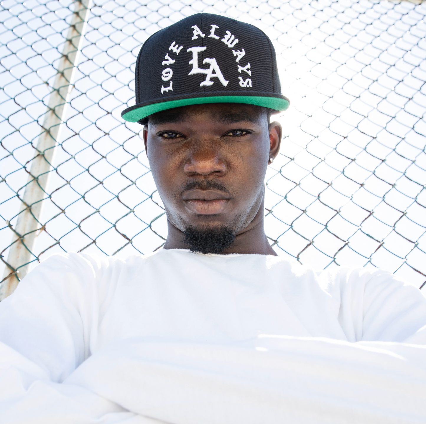 L A • ARC ANGEL_Black Snapback Cap