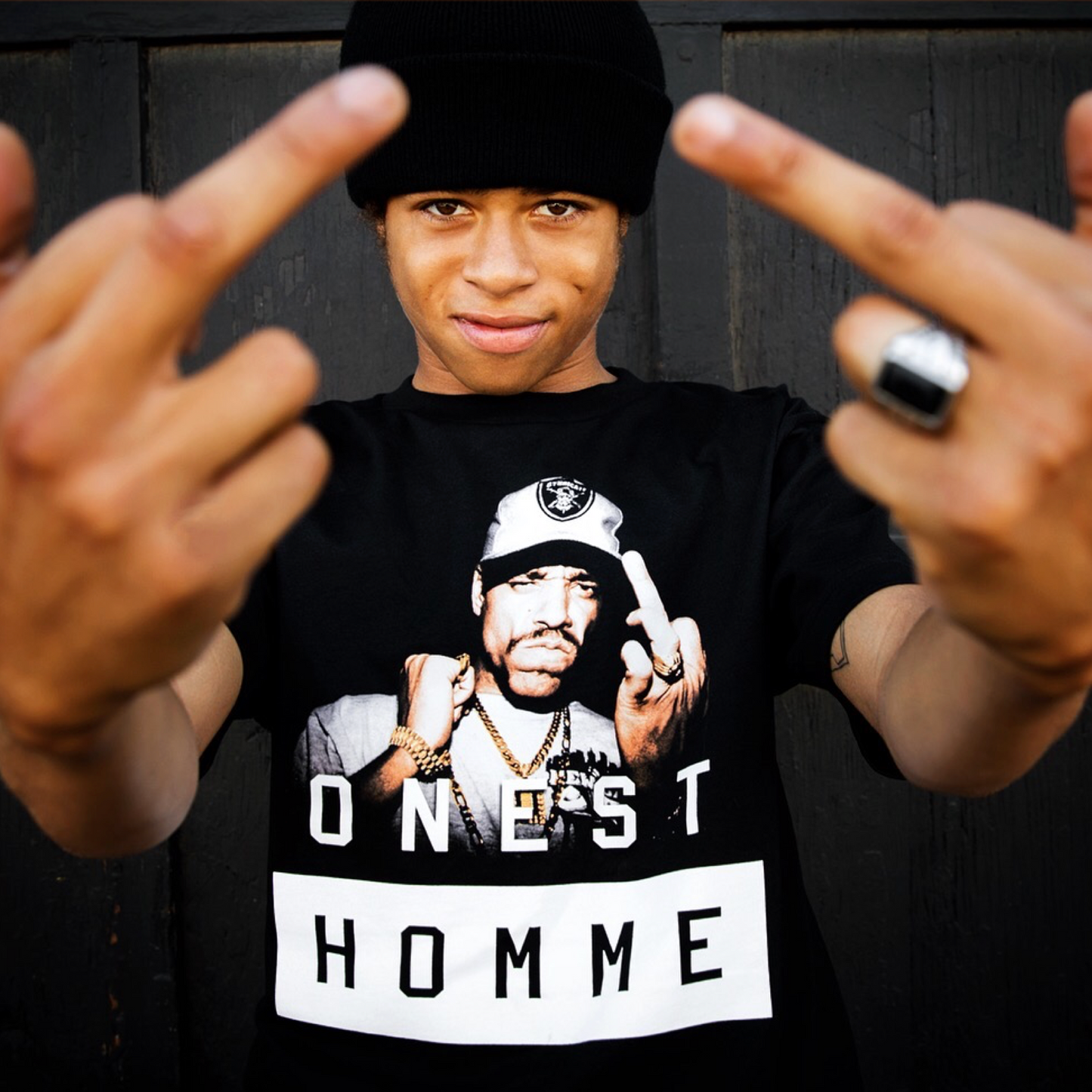ICE-T x ONEST HOMME_Black Tee