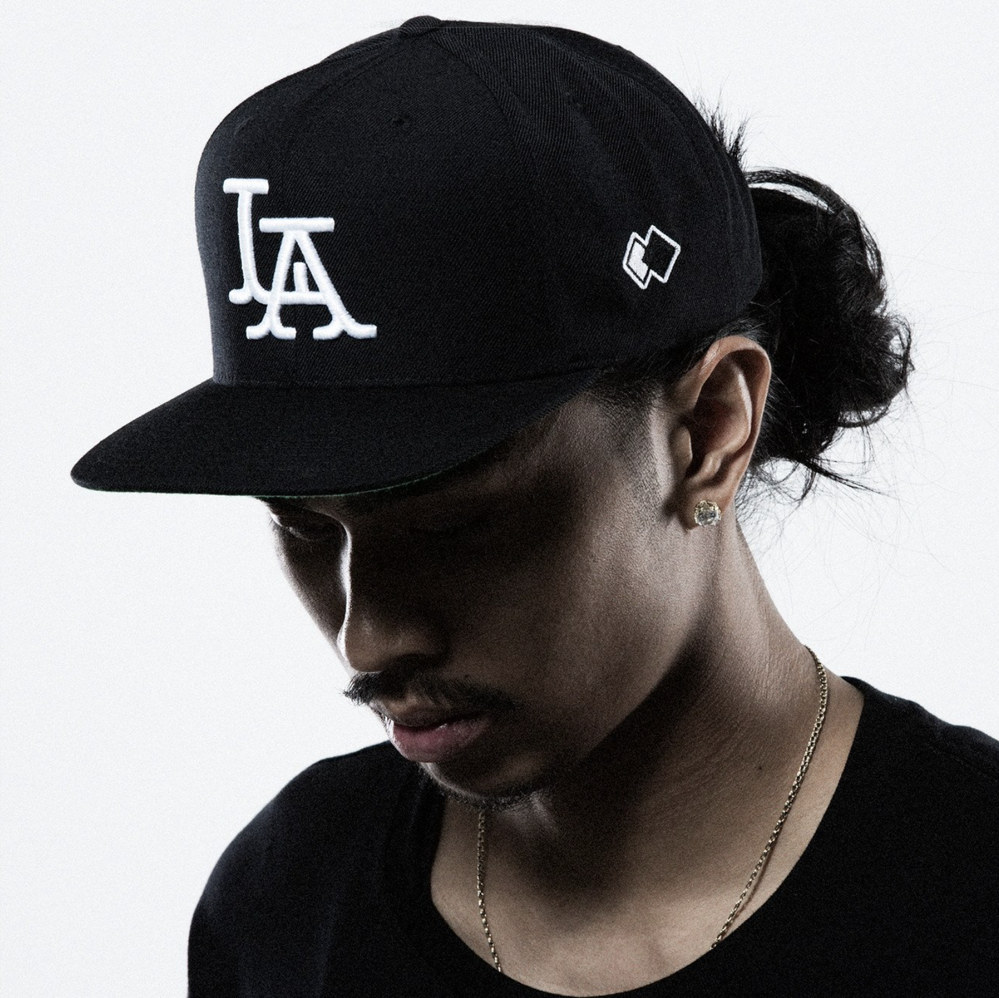 L A • Love Always_Black Snapback Cap
