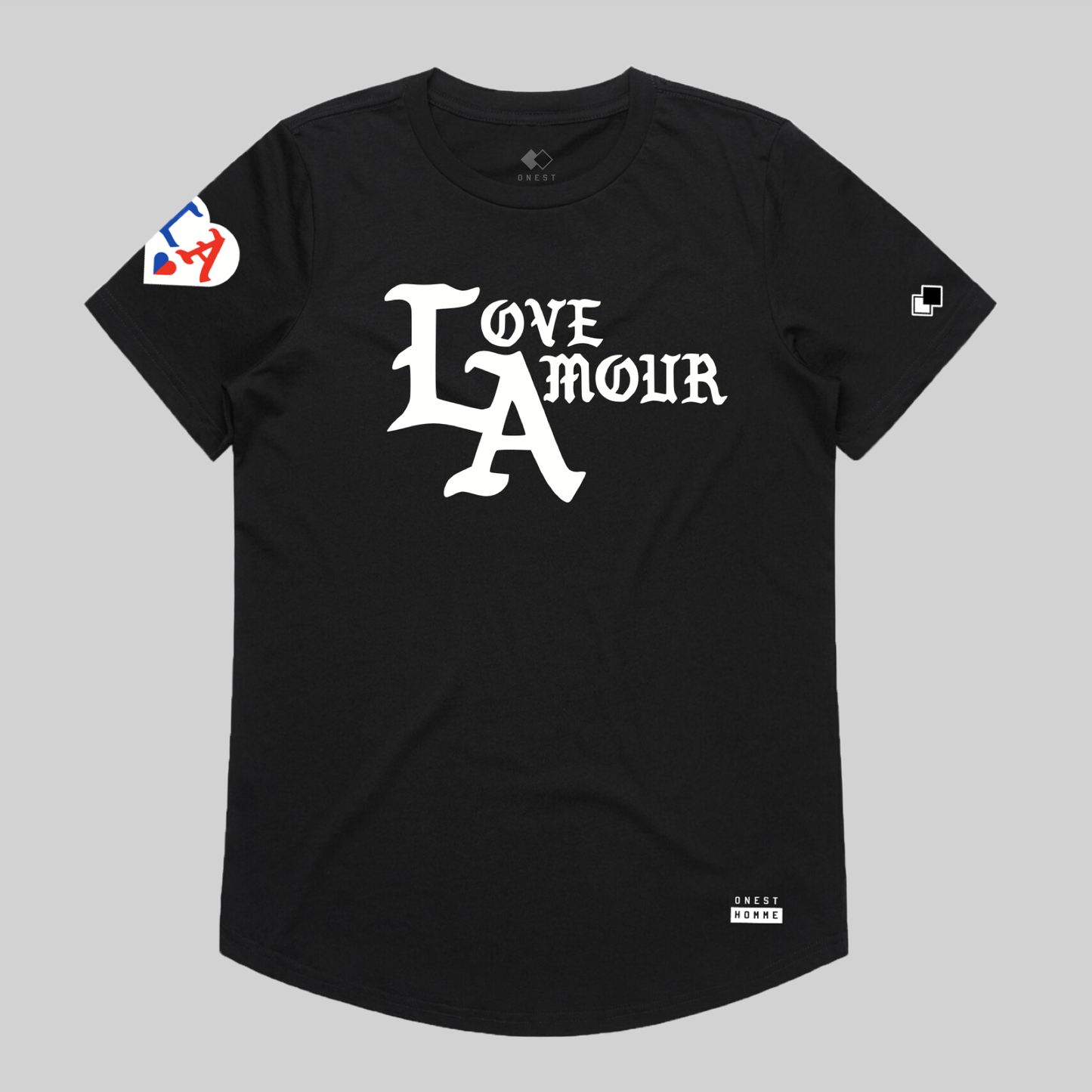 LA • LOVE AMOUR_Black Drop Tee