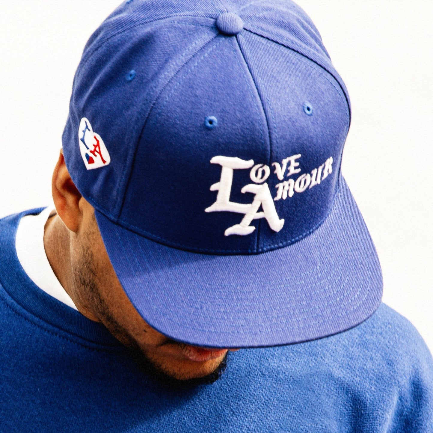 LA • LOVE AMOUR_Royal Blue Snapback Cap