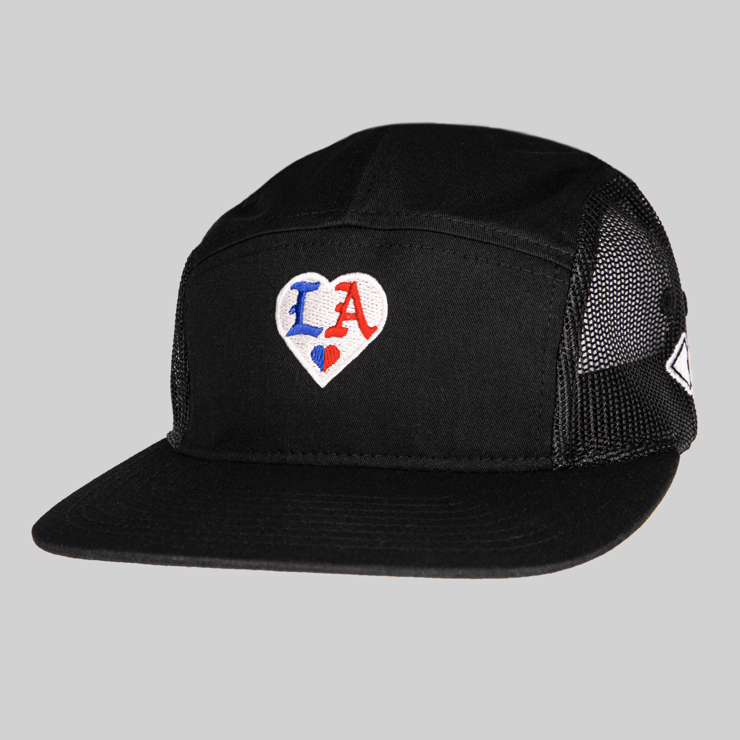 L A 🤍 HEART_ Cotton Twill/Mesh Trucker Hat