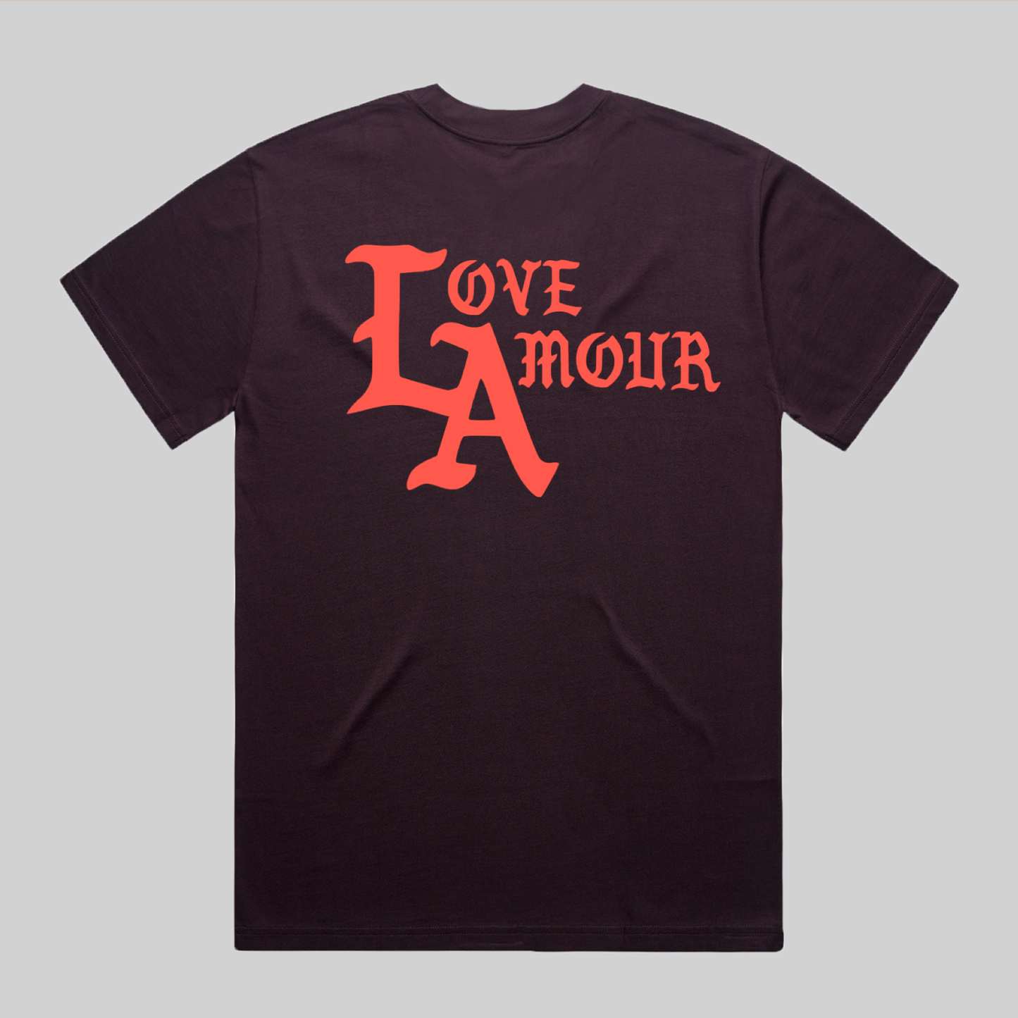 LOVE AMOUR • LA_Plum Tee