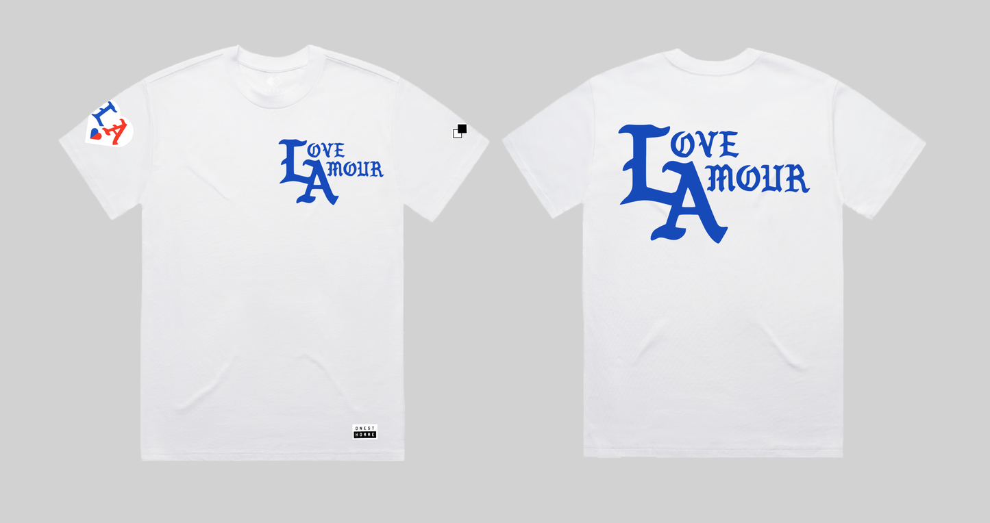 LA • LOVE AMOUR • LA_White Heavy Tee