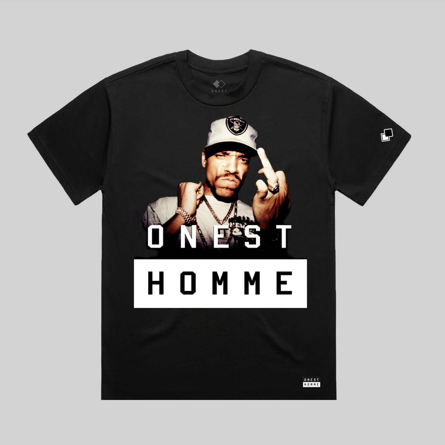 ICE-T x ONEST HOMME_Black Tee