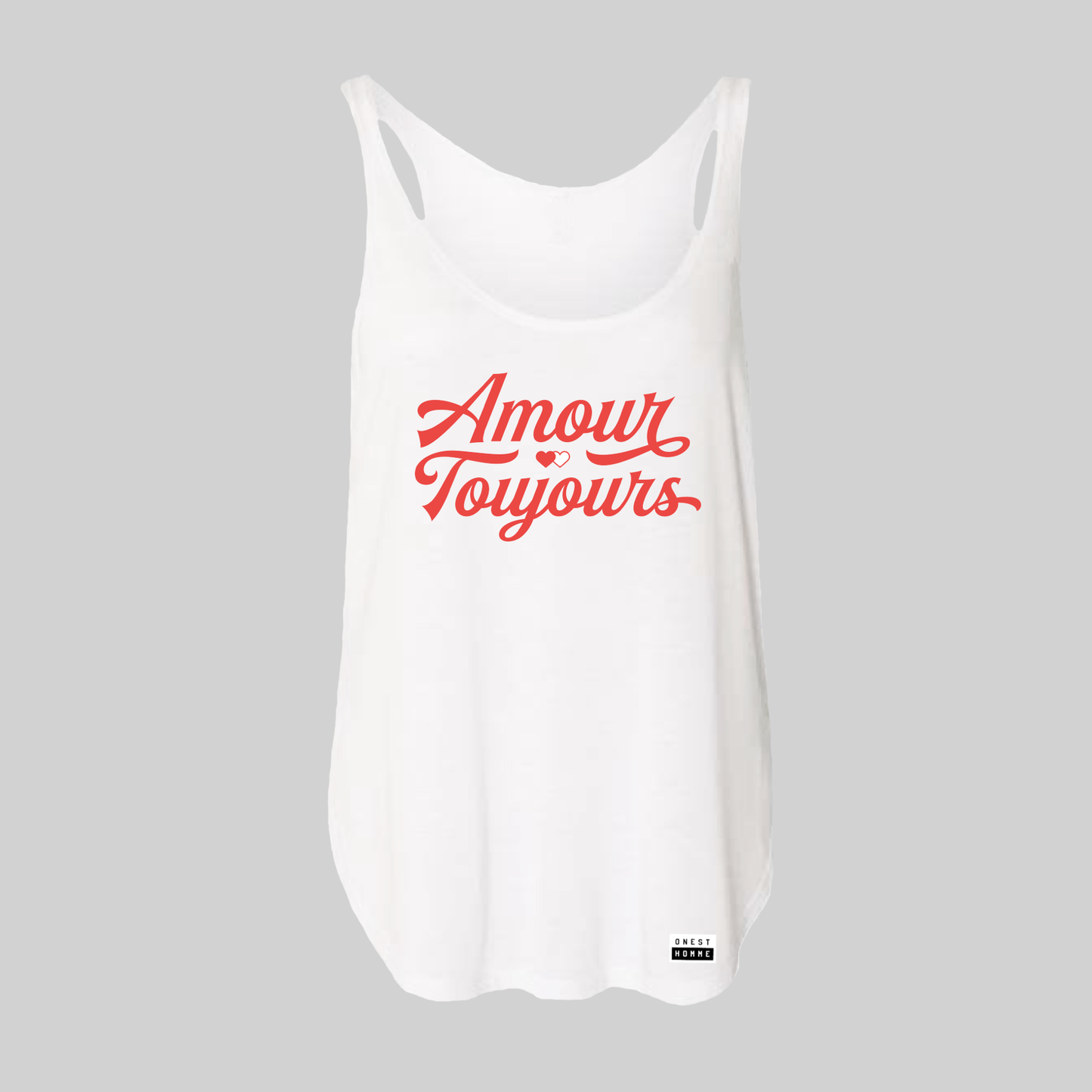 AMOUR TOUJOURS _Flowy Side Slit Tank