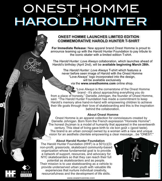 ONEST HOMME x HAROLD HUNTER