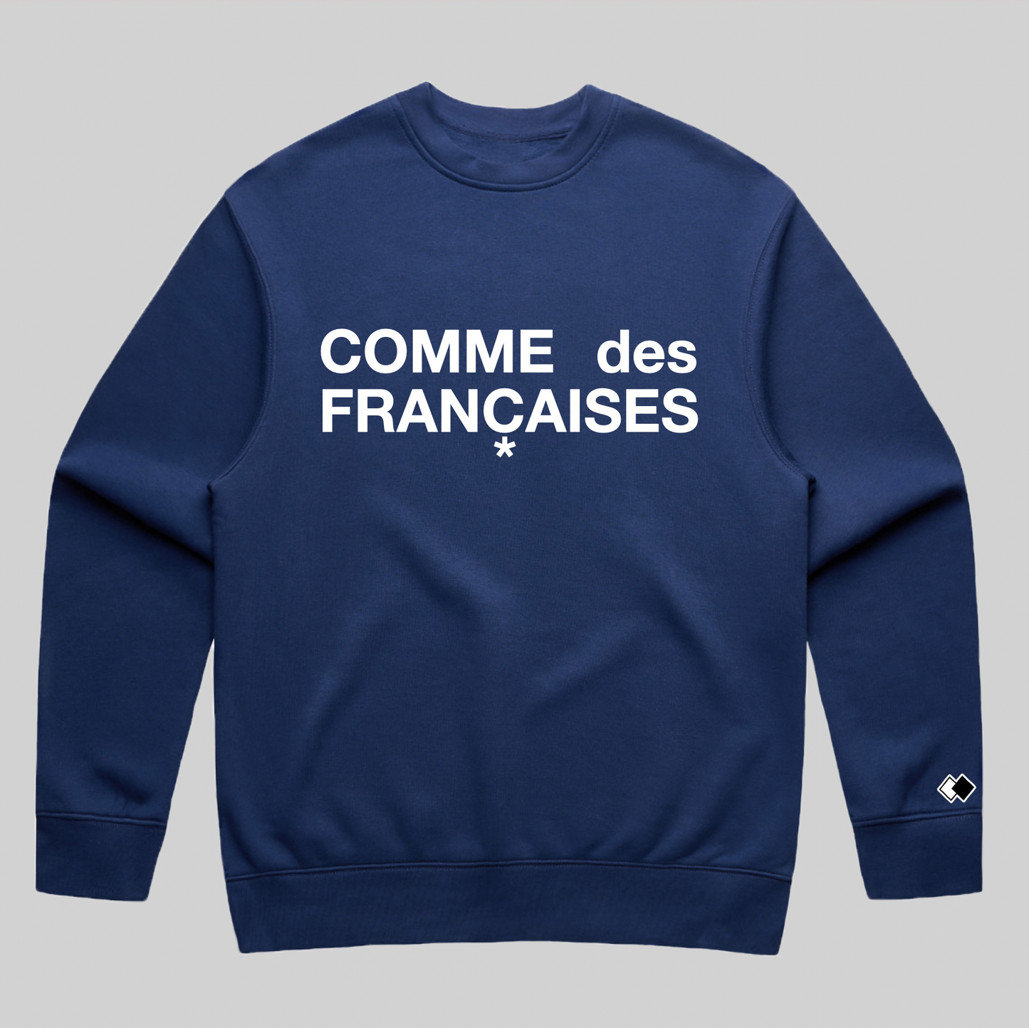 COMME des FRANÇAISES_ Cobalt Relax Crew