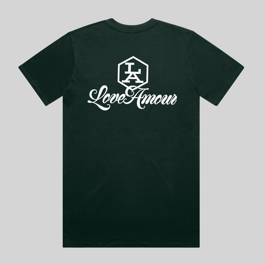 LOVE AMOUR🤍LA _ Pine Green Tee
