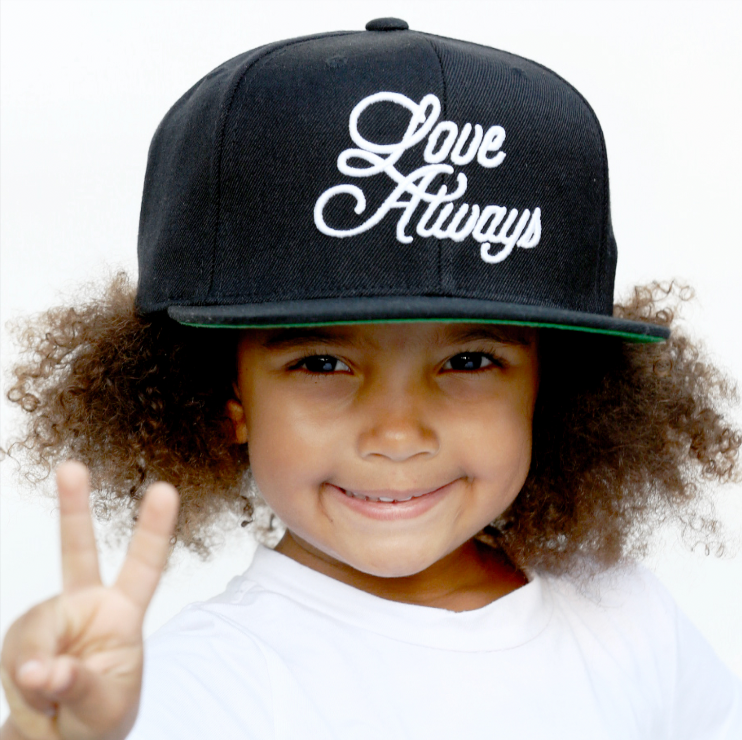 Love Always_Black Snapback Cap