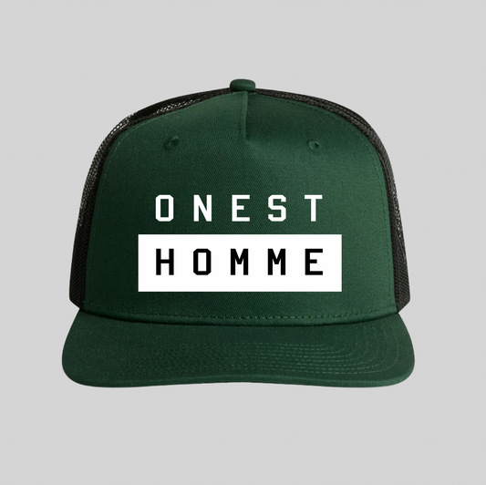 ONEST HOMME Trucker Hat_Pine Green / Black