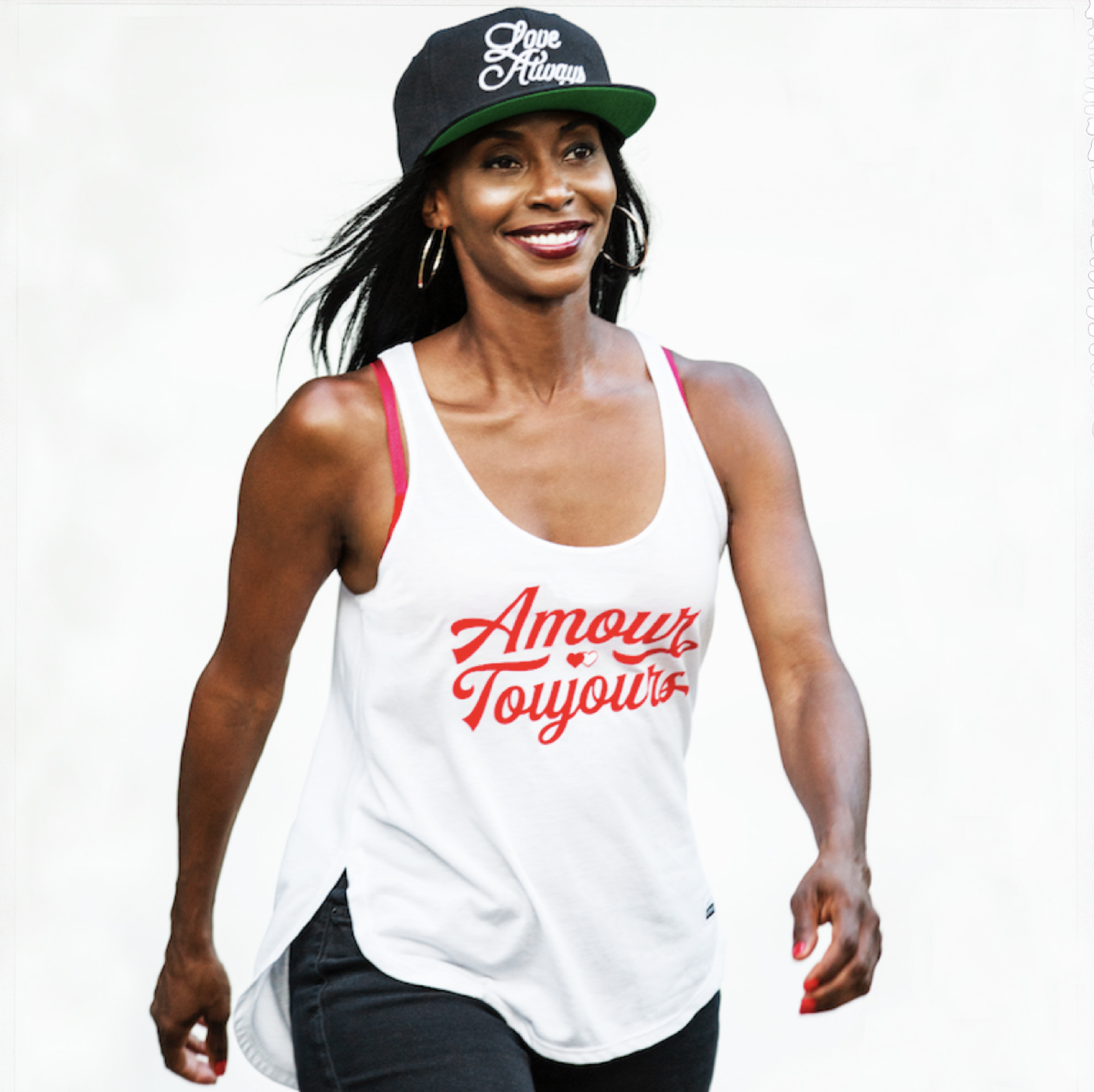 AMOUR TOUJOURS _Flowy Side Slit Tank