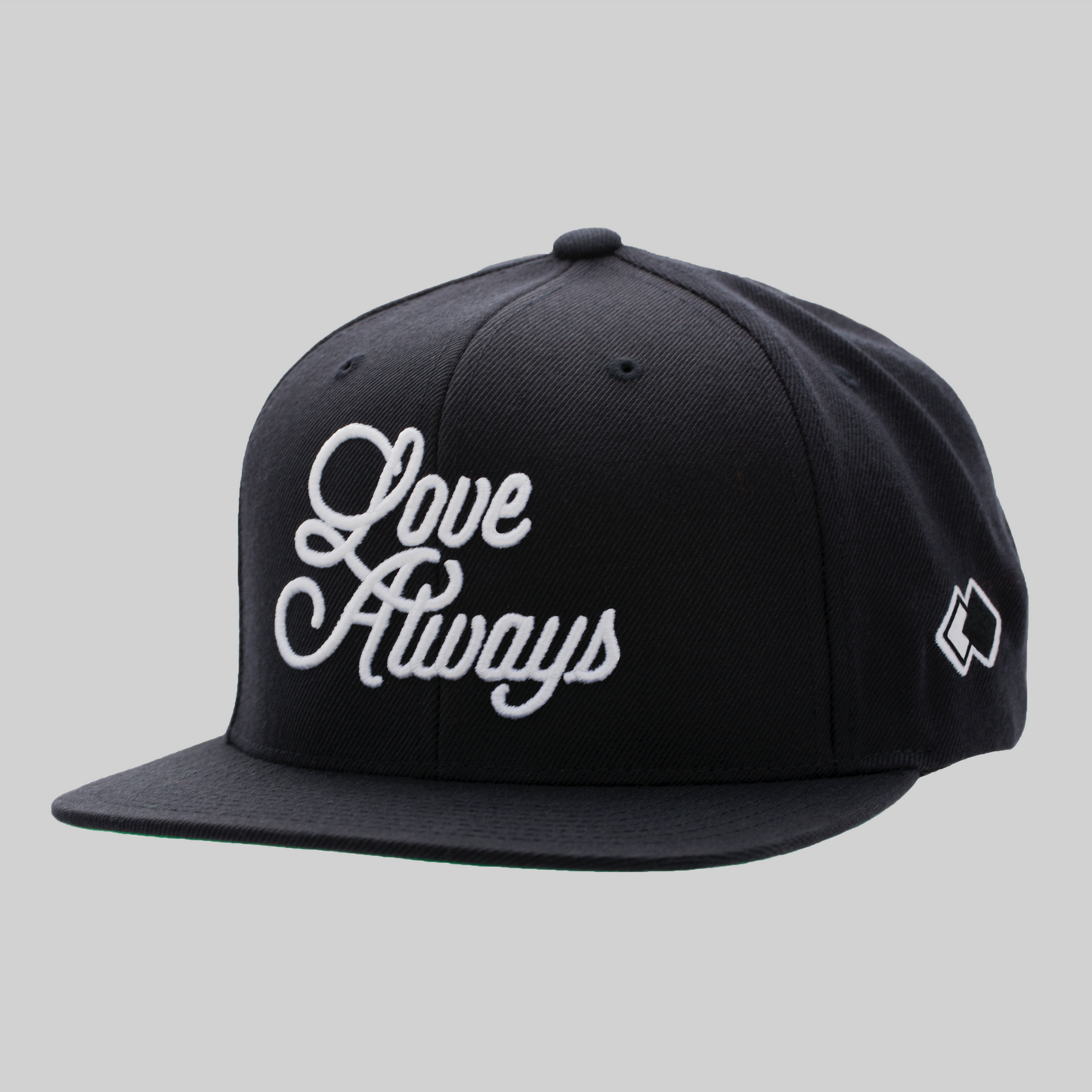 LOVE ALWAYS_Black Snapback Cap