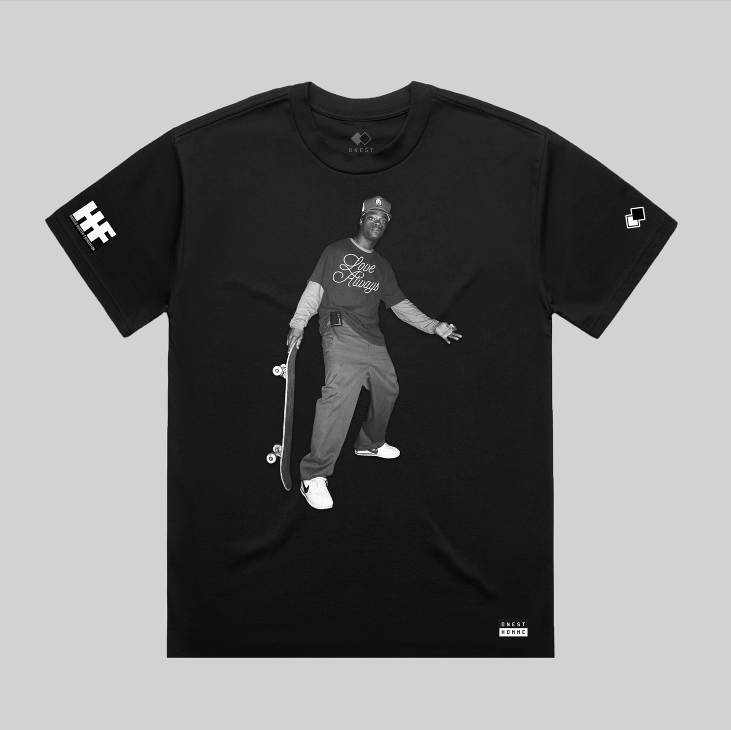 HAROLD HUNTER Love Always_Black Tee