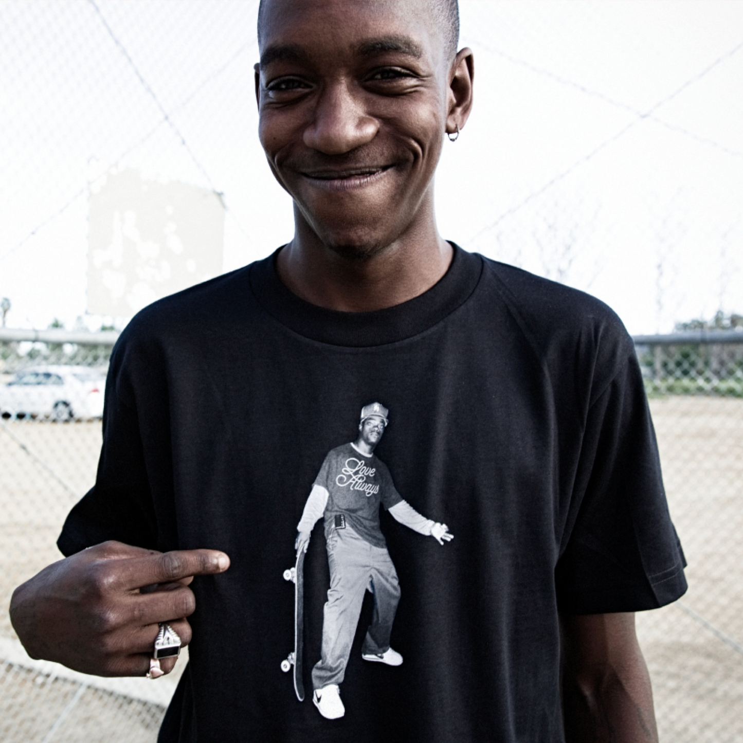 HAROLD HUNTER Love Always_Black Tee