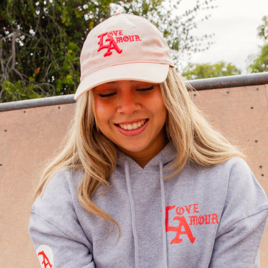 LA  • LOVE AMOUR_Athletic Heather Crop Hoodie