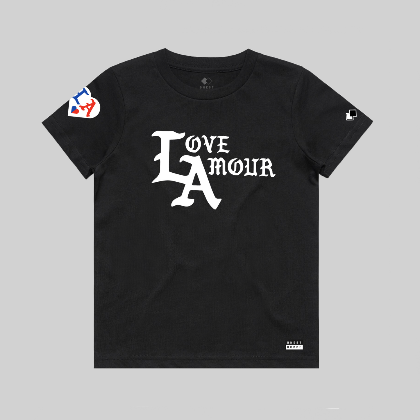 LA • LOVE AMOUR_Black Tee Kids