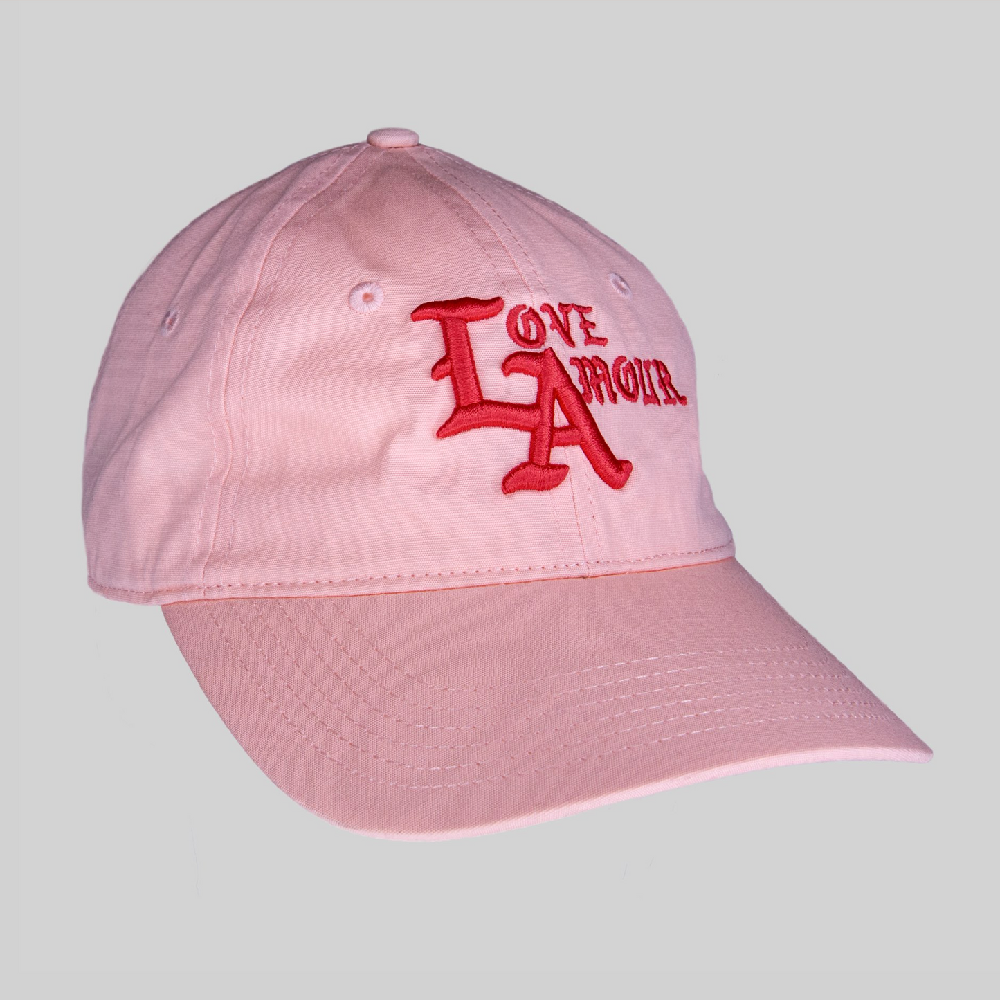 LOVE AMOUR • LA_Pink Strapback Cap