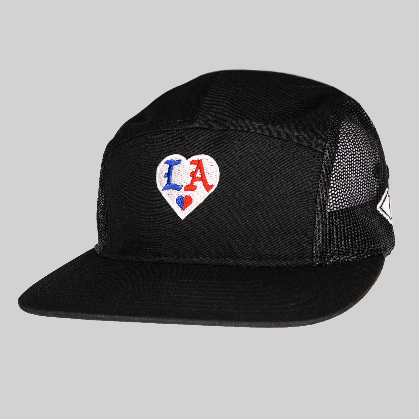 L A • HEART_ Cotton Twill/Mesh Trucker Hat