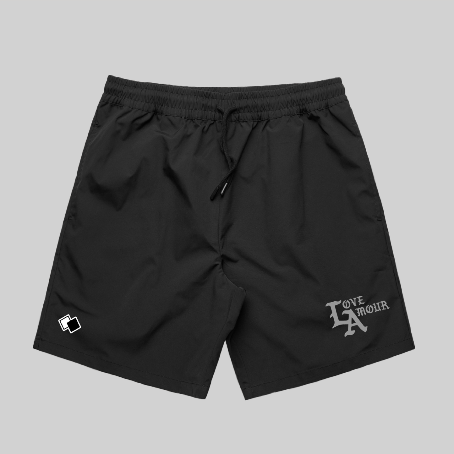 LOVE AMOUR • LA_Black Training Short