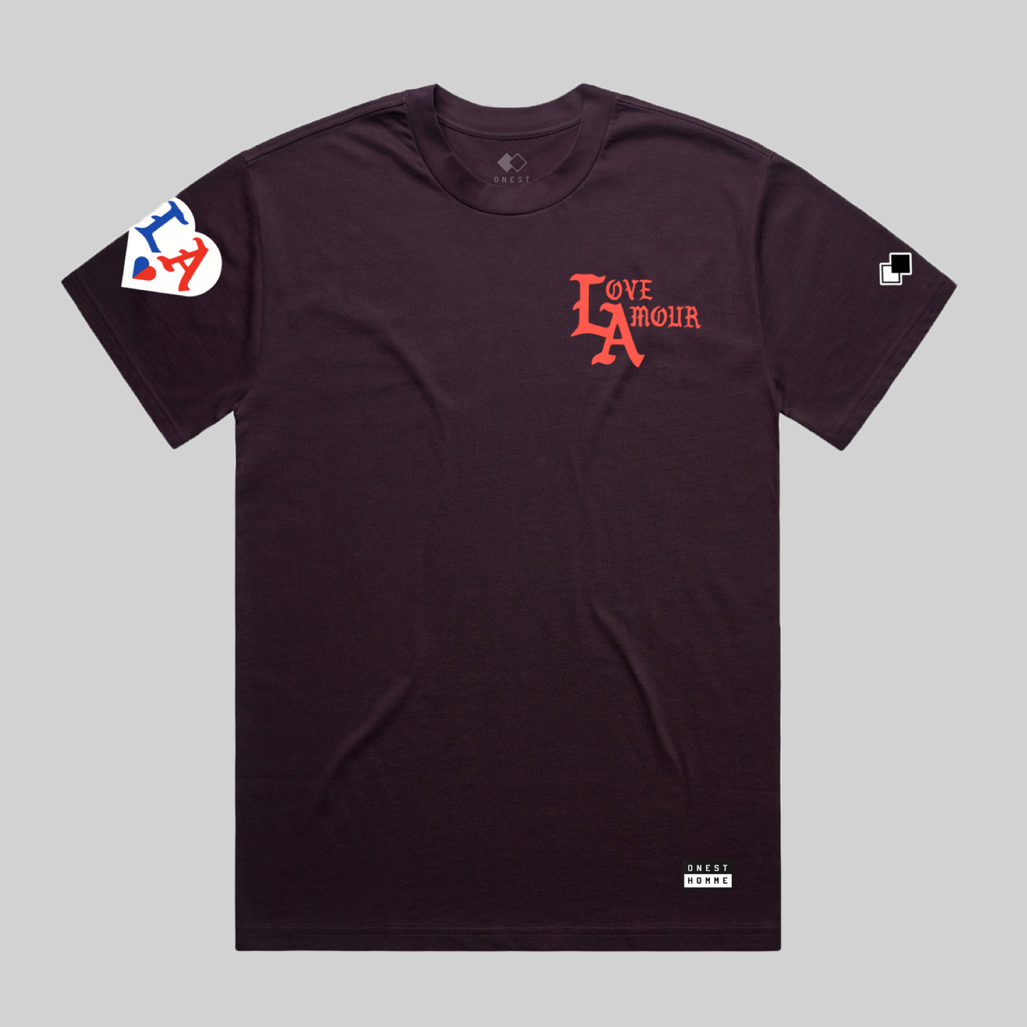 LOVE AMOUR • LA_Plum Tee