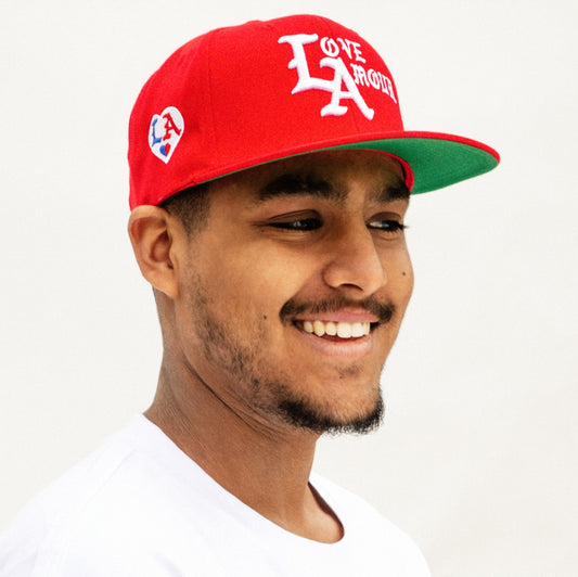 LA • LOVE AMOUR_Red Snapback Cap